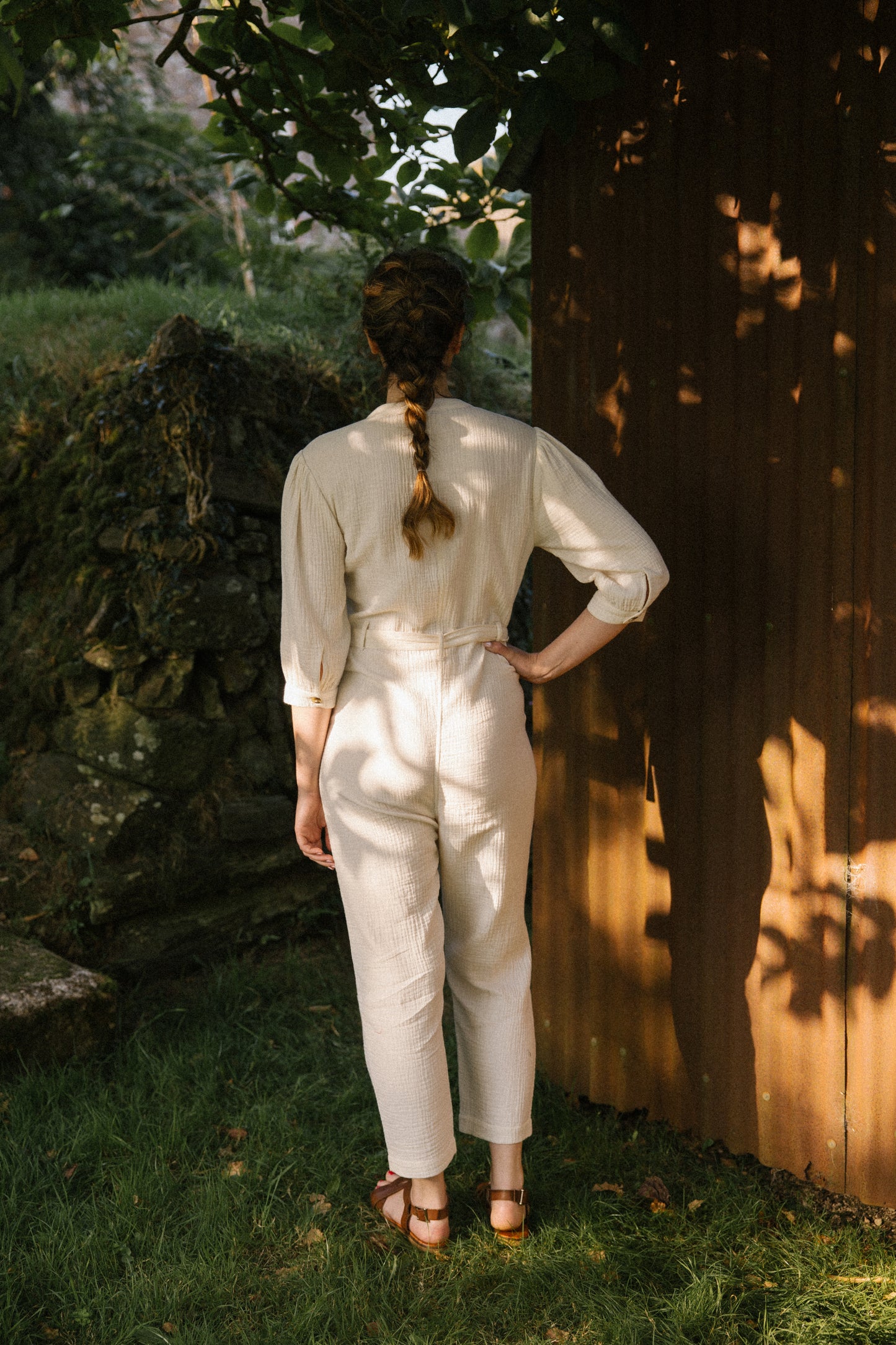 Rosie Jumpsuit -Natural (AVAILABLE FOR PREORDER )