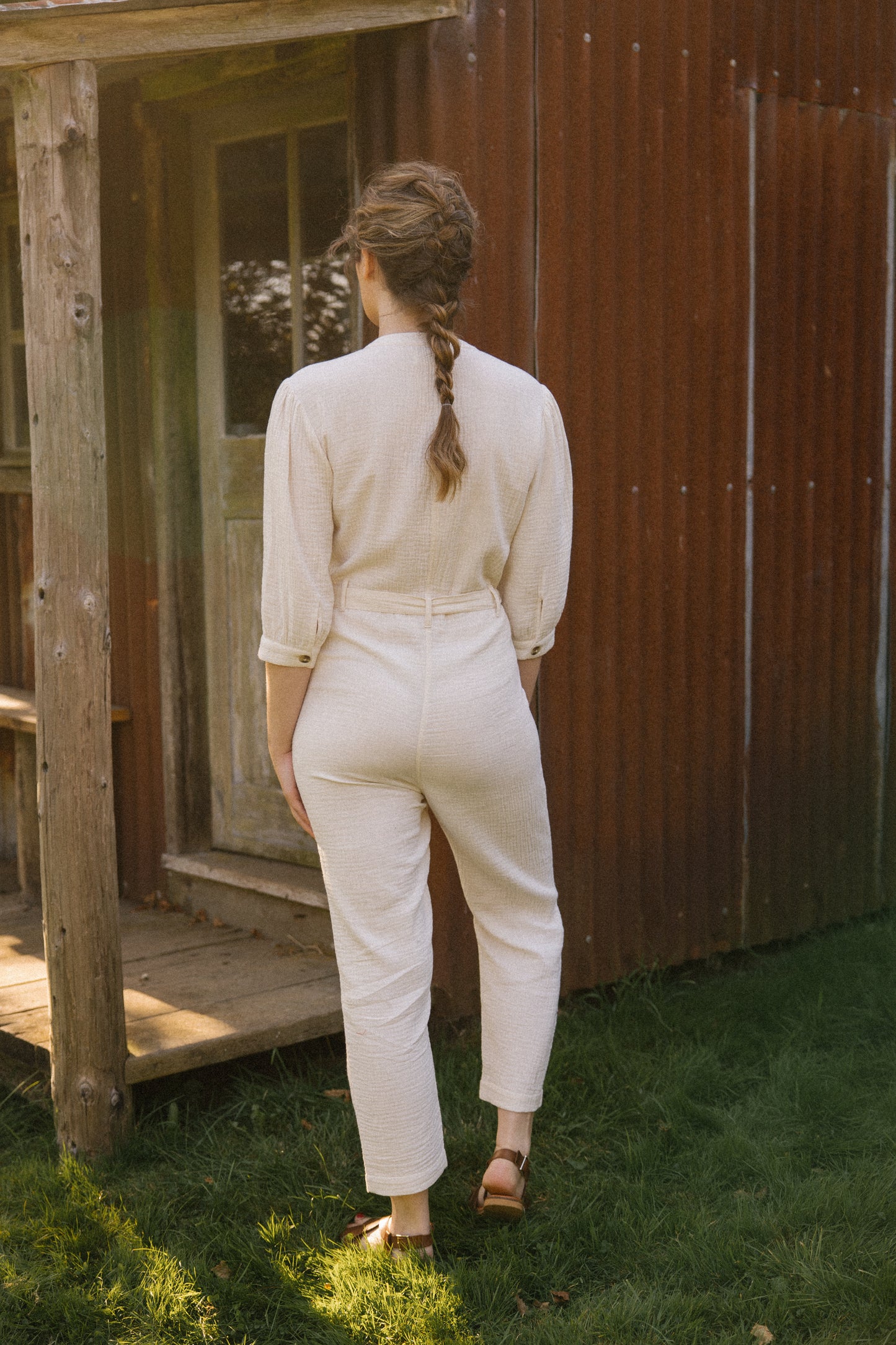 Rosie Jumpsuit -Natural (AVAILABLE FOR PREORDER )