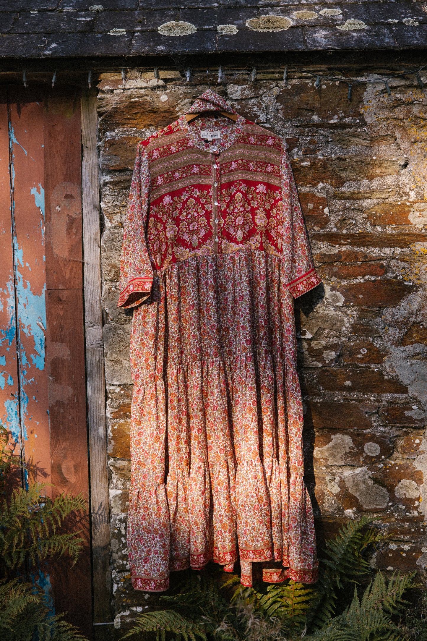 Prairie Round Neck Silk Dress 295 - XXXL
