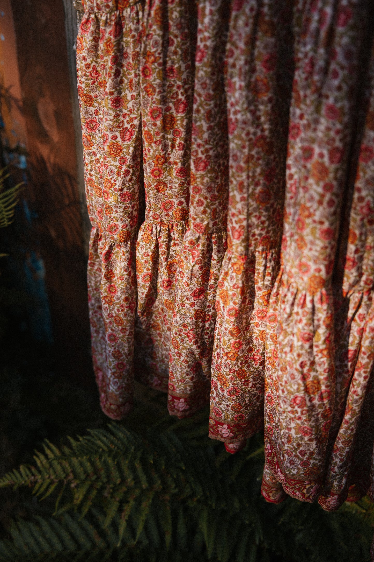 Prairie Round Neck Silk Dress 295 - XXXL