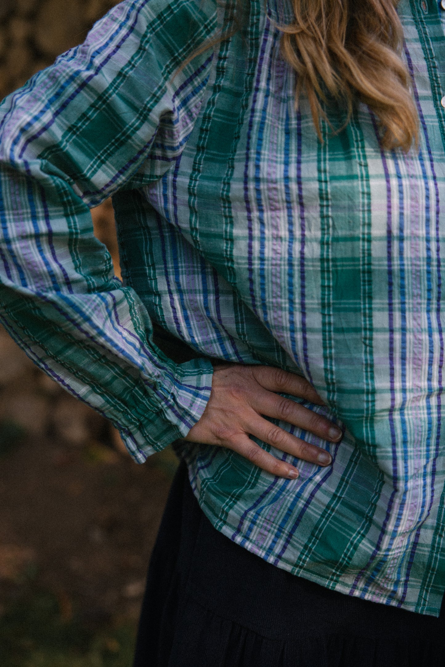 Monty Shirt - Green Check