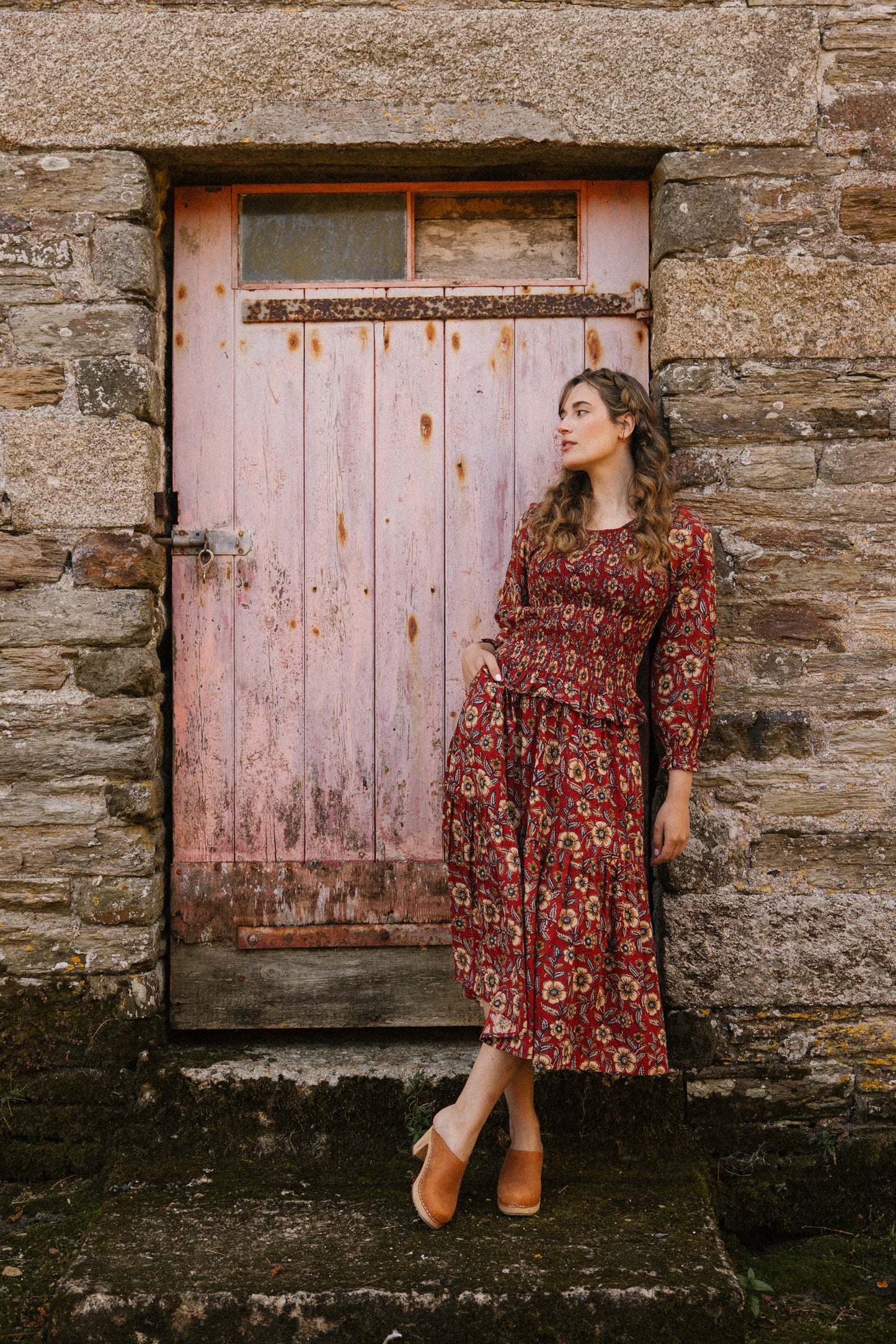 Catarina Smock Top - Autumn Flower