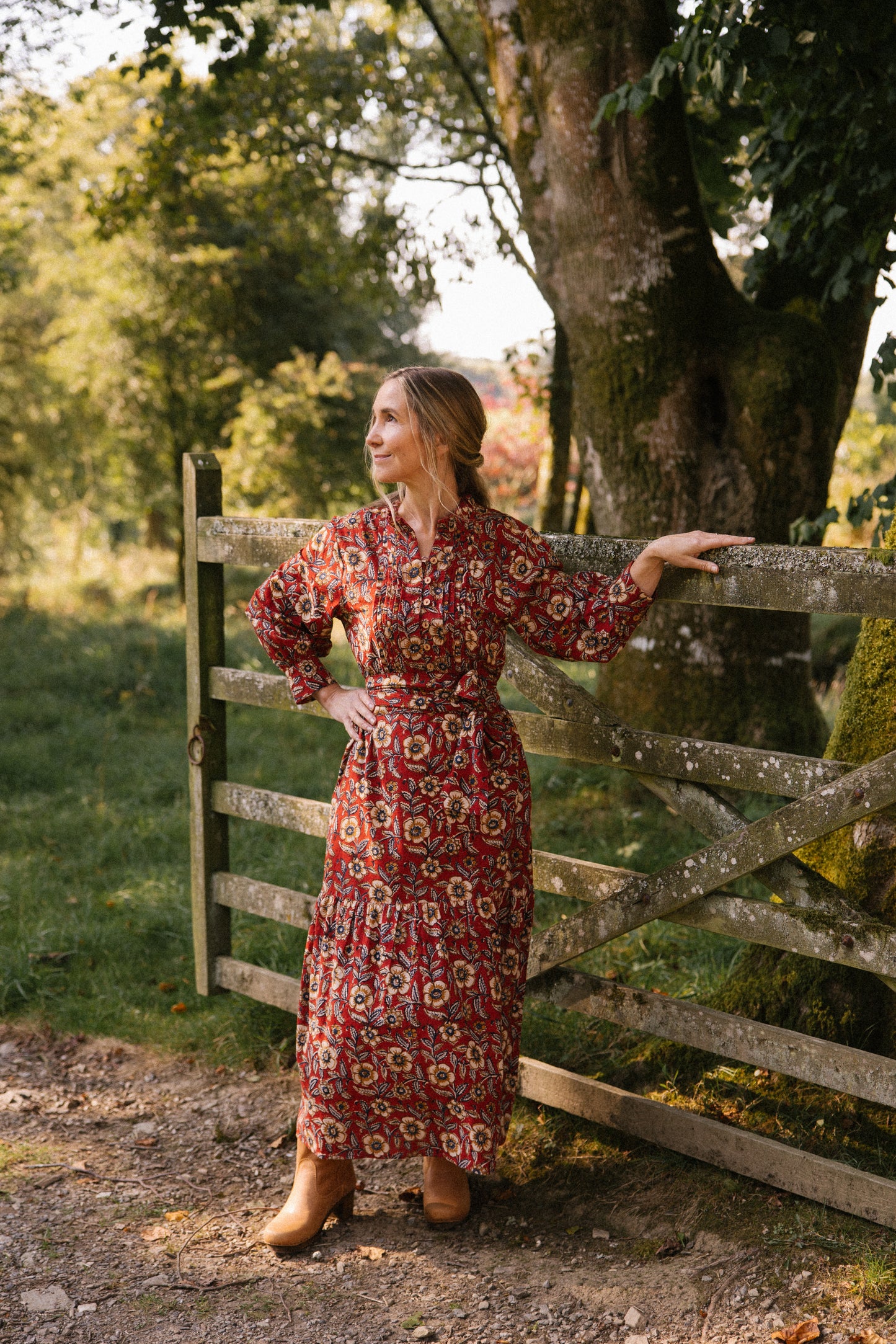 Catarina Dress -Autumn Flower