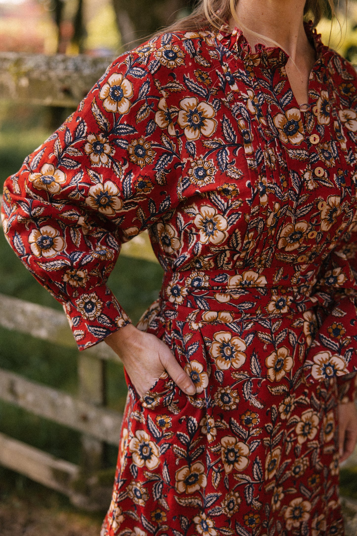 Catarina Dress -Autumn Flower