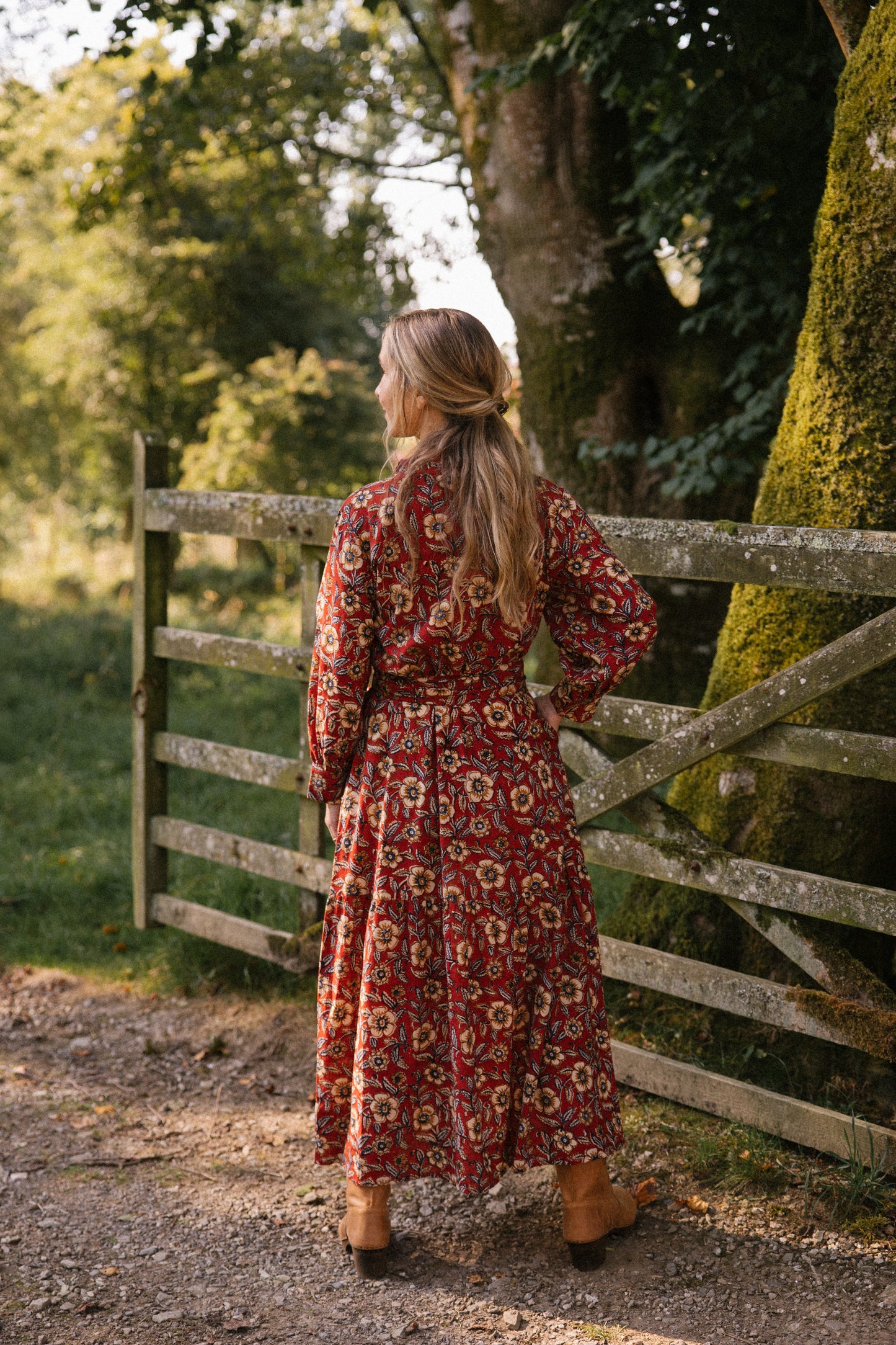 Catarina Dress -Autumn Flower