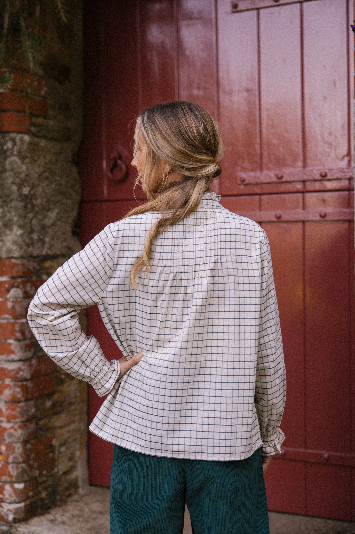 Monty Shirt - Natural Check