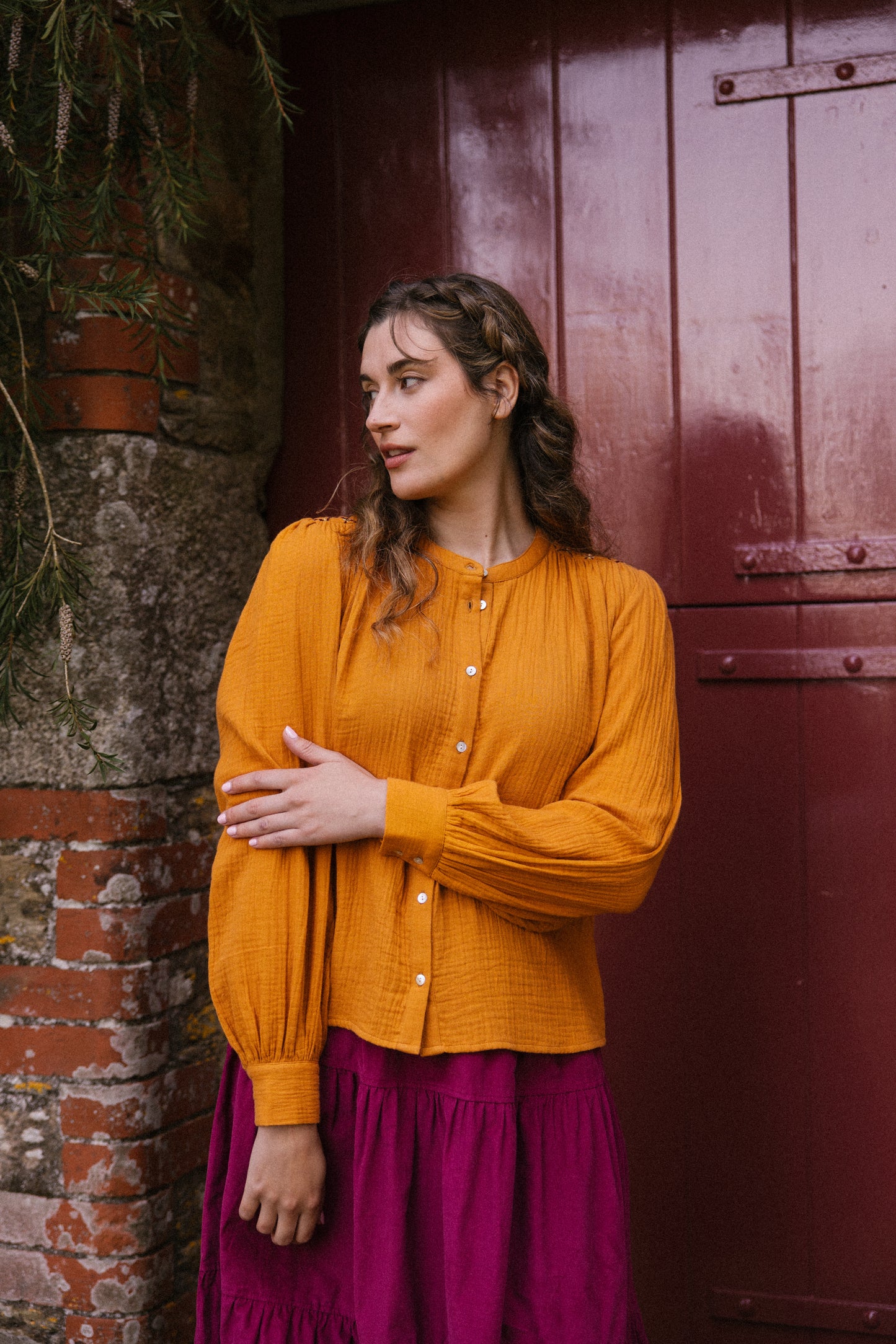 Hazel Blouse  - Turmeric