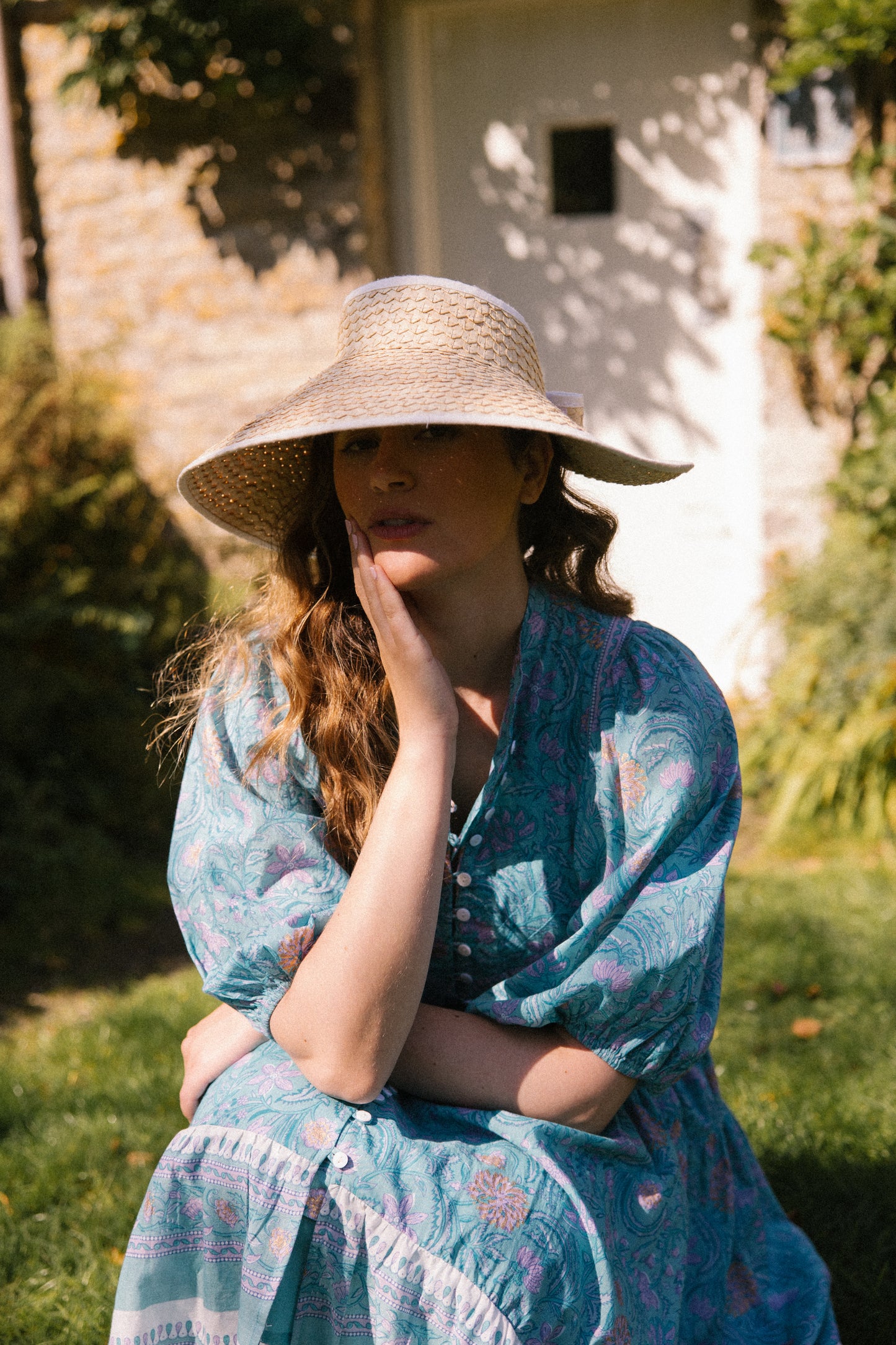 Raffia Prairie Sun Hat in Natural