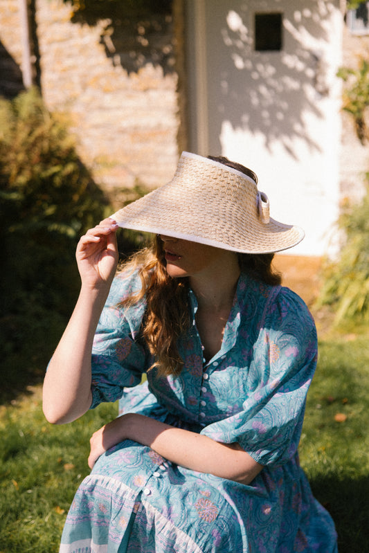 Raffia Prairie Sun Hat in Natural