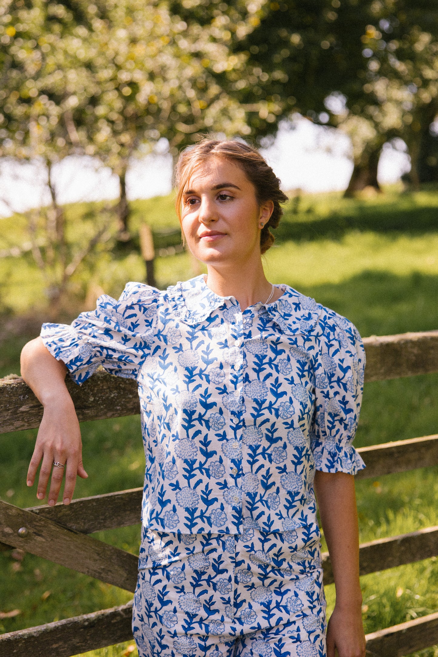 Lowen Blouse - Cornflower