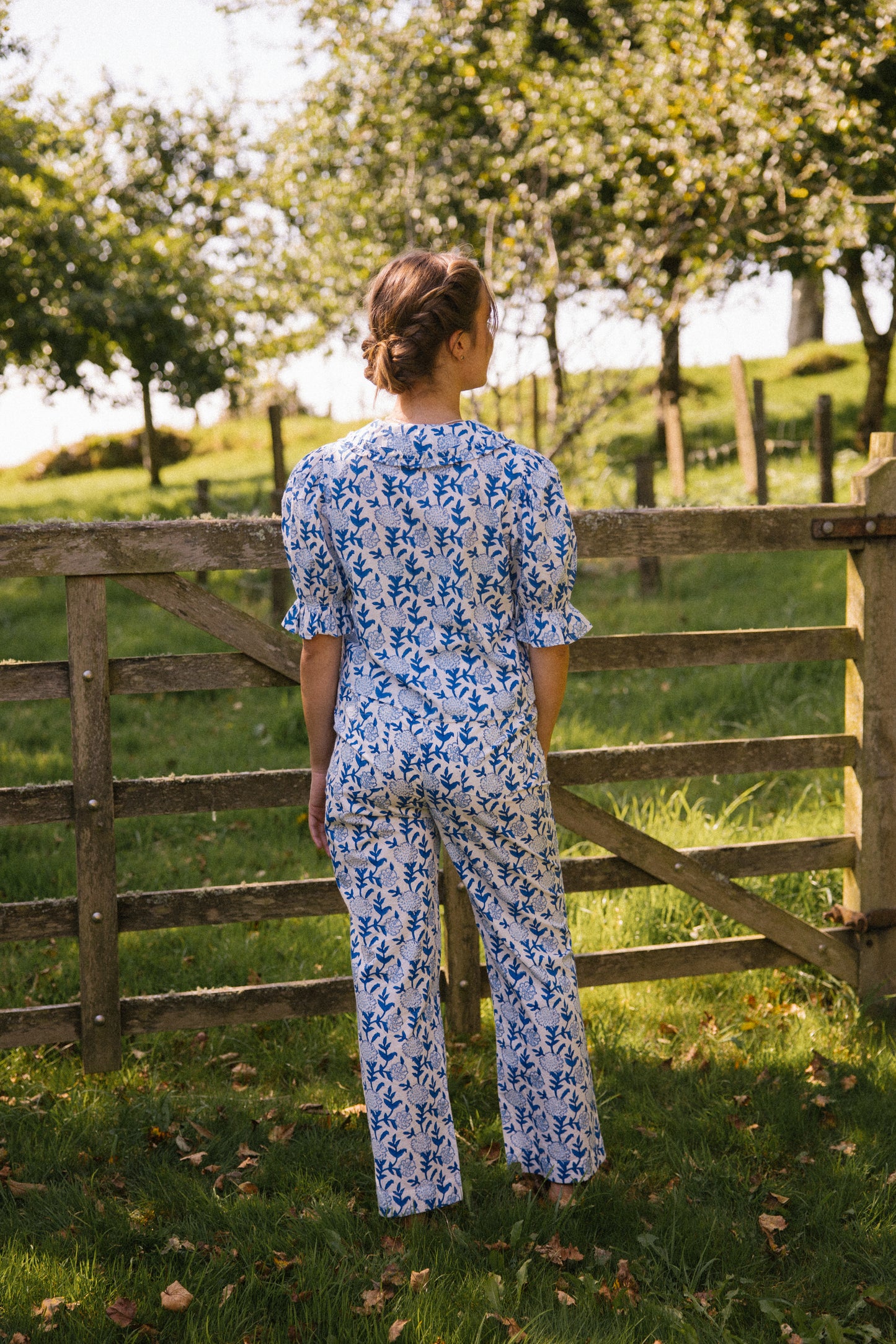 Lowen Trousers- Cornflower