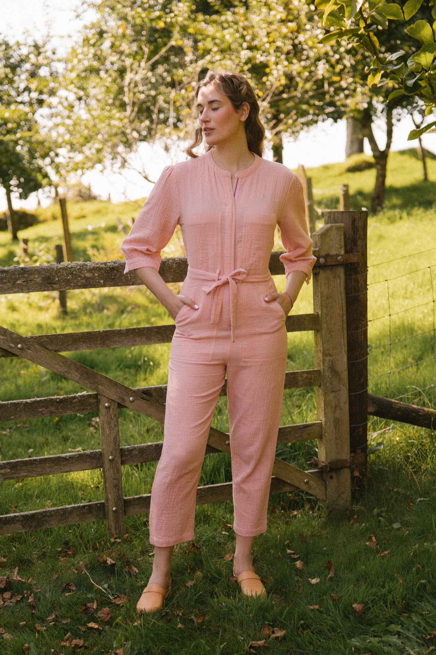 Rosie Jumpsuit - Dusky Pink (AVAILABLE FOR PREORDER )