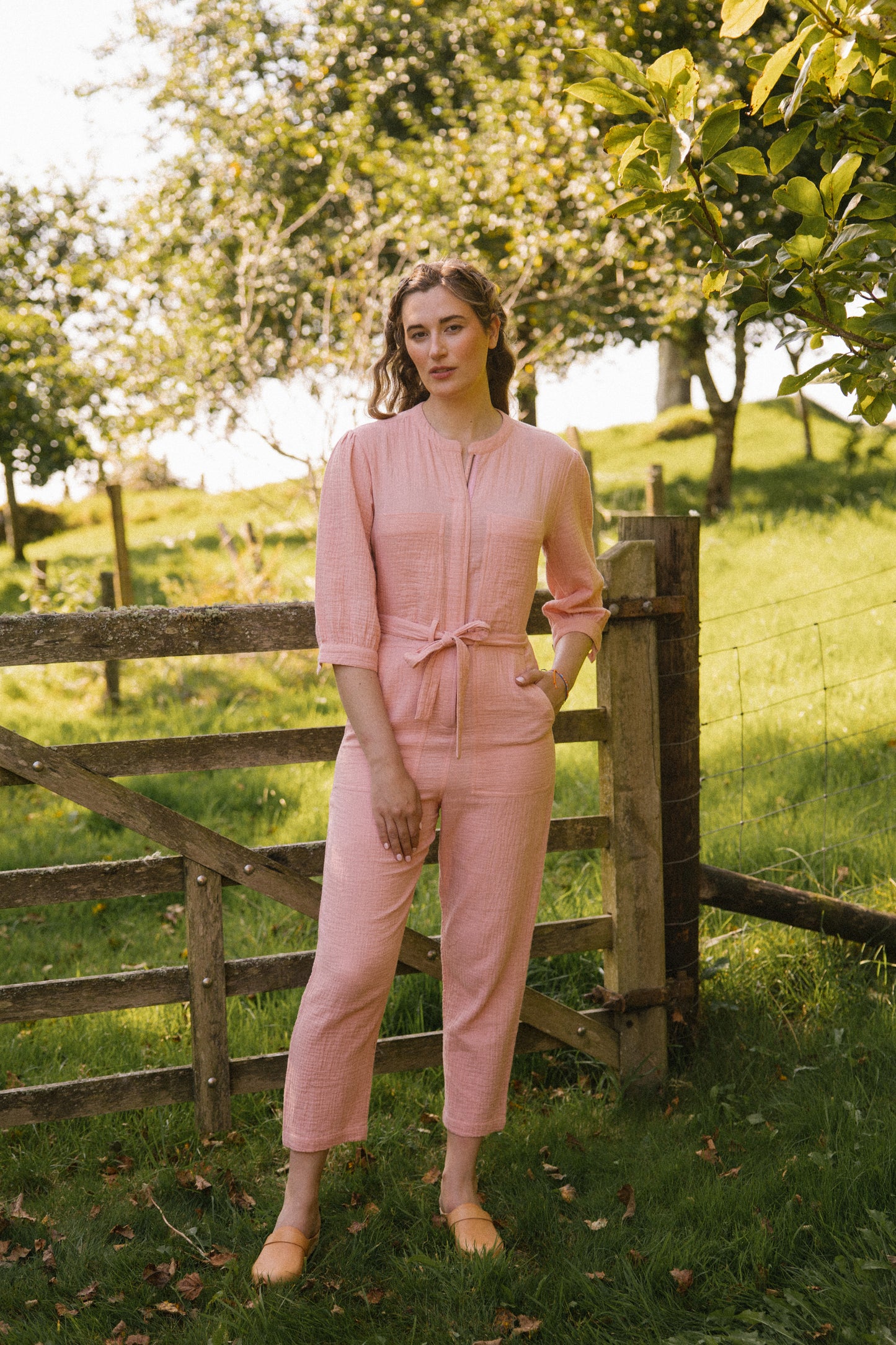 Rosie Jumpsuit - Dusky Pink (AVAILABLE FOR PREORDER )