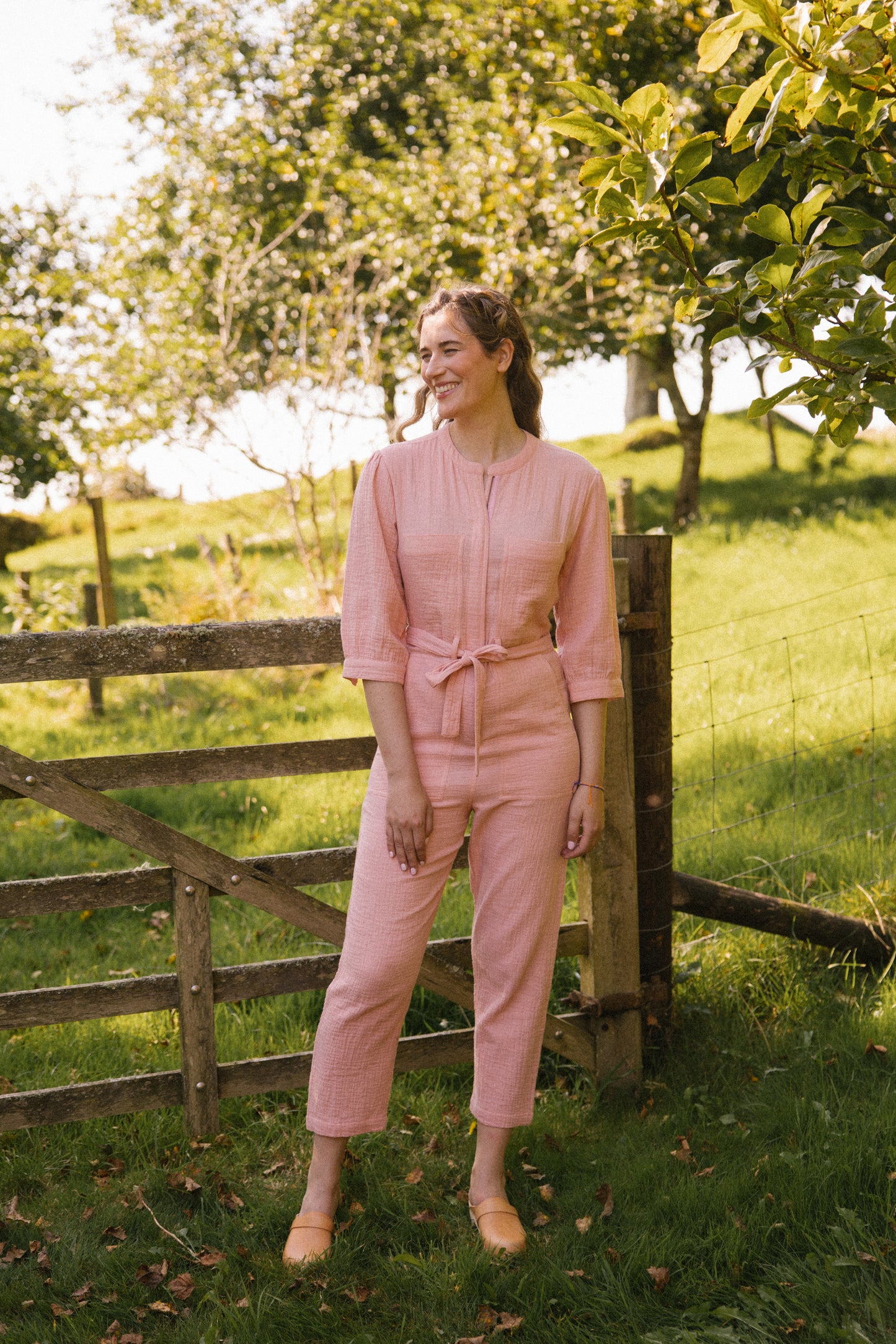 Rosie Jumpsuit - Dusky Pink (AVAILABLE FOR PREORDER )