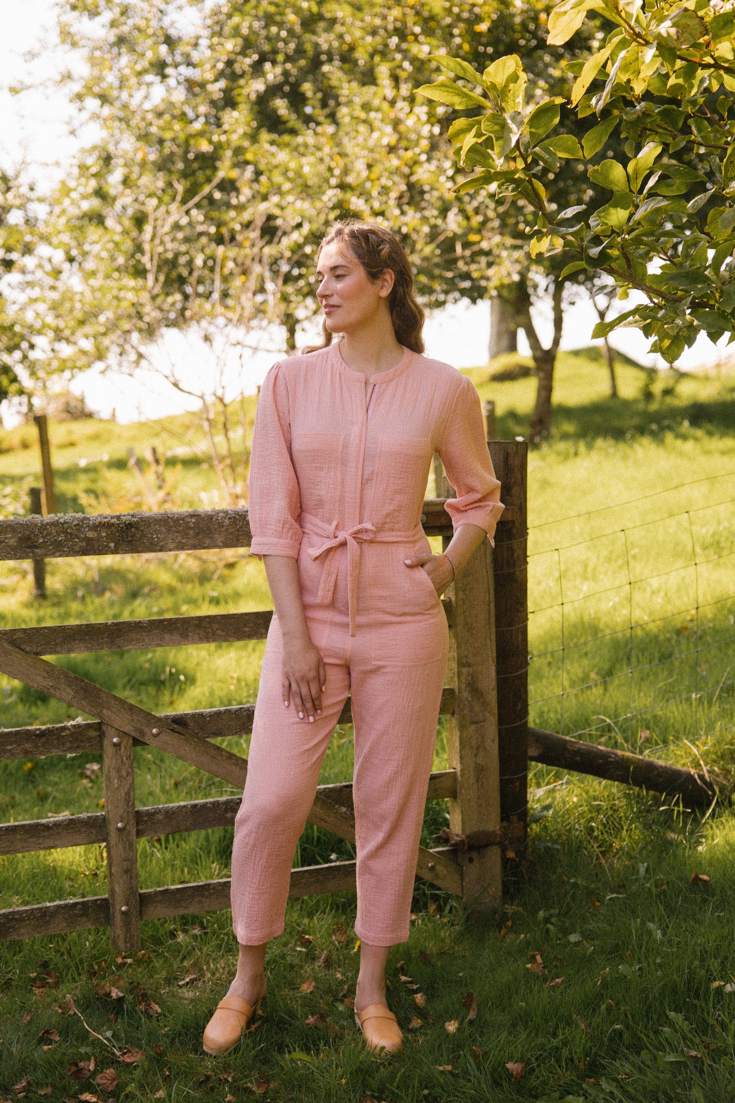 Rosie Jumpsuit - Dusky Pink (AVAILABLE FOR PREORDER )