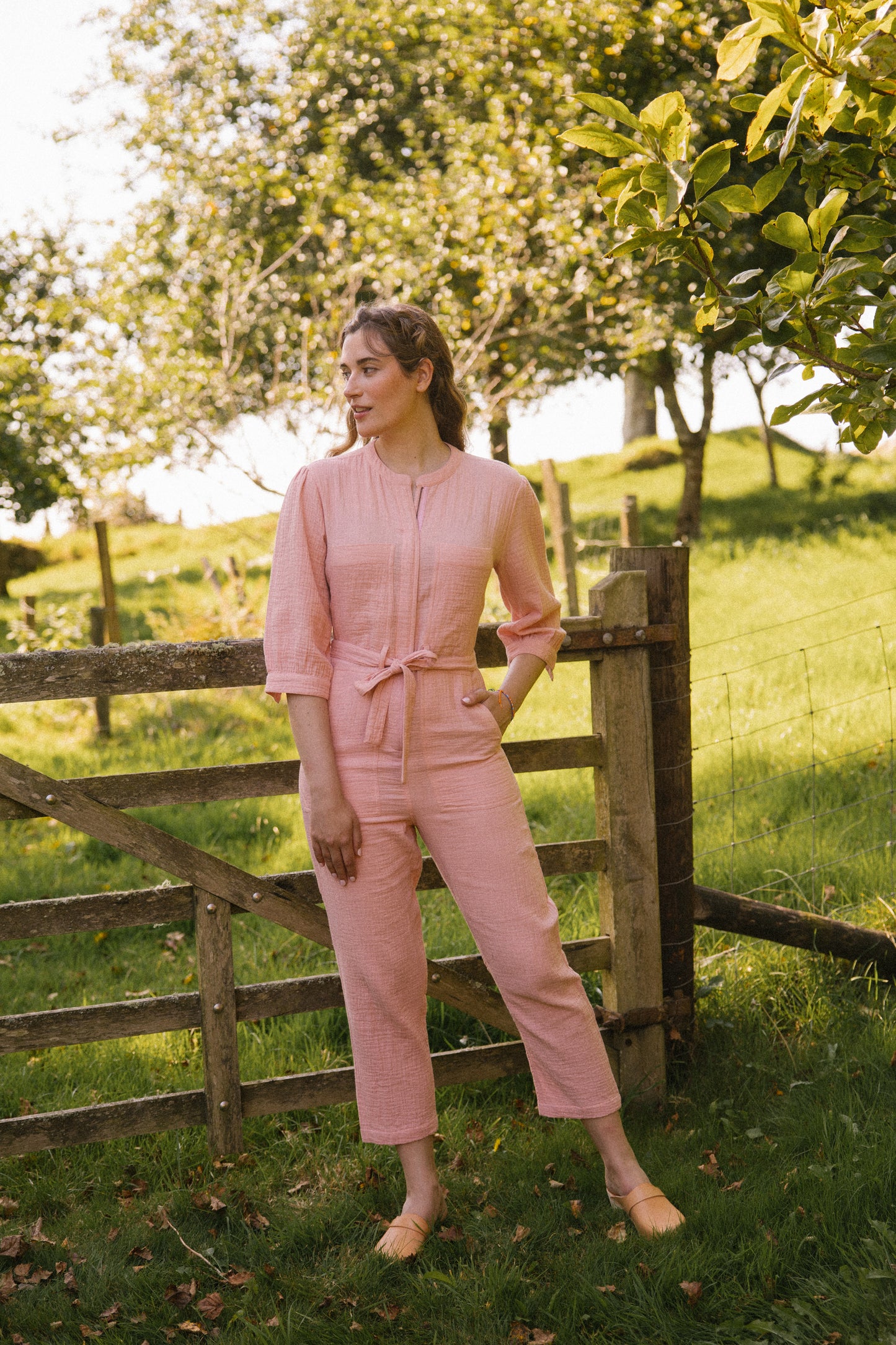 Rosie Jumpsuit - Dusky Pink (AVAILABLE FOR PREORDER )