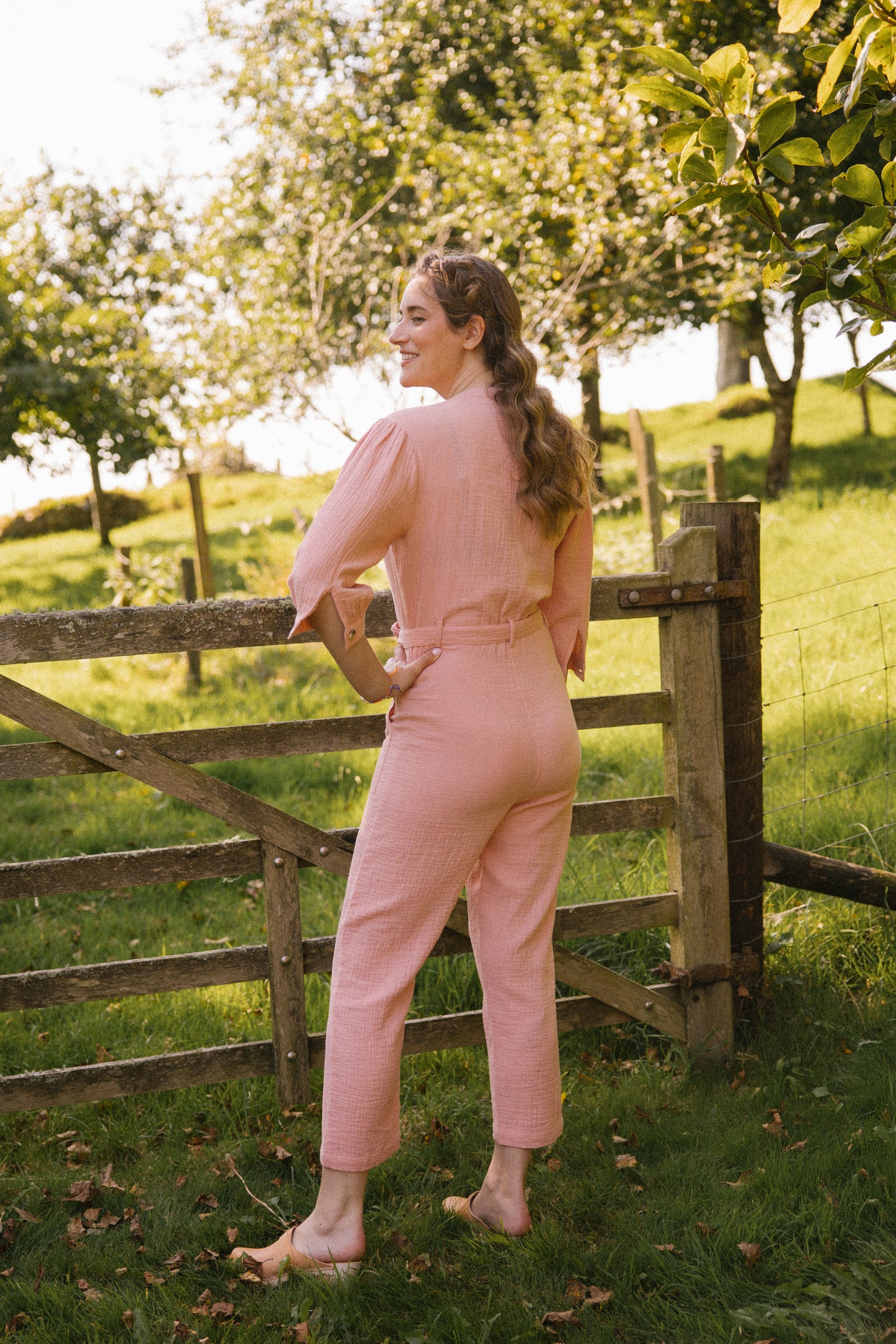 Rosie Jumpsuit - Dusky Pink (AVAILABLE FOR PREORDER )