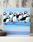 Puffins Greetings Card