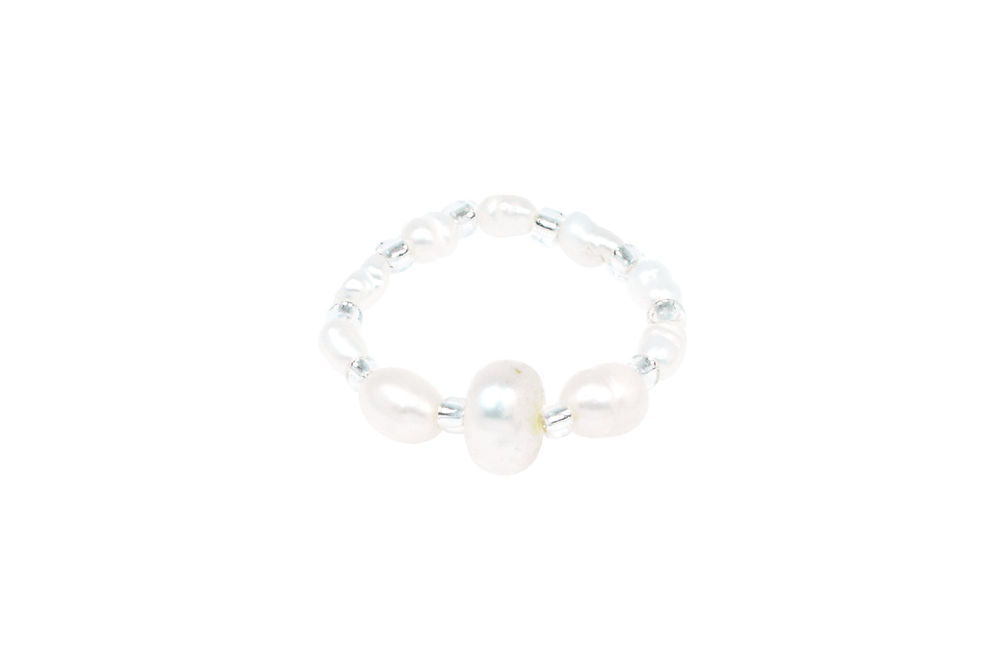 Elok Pearl Ring Silver