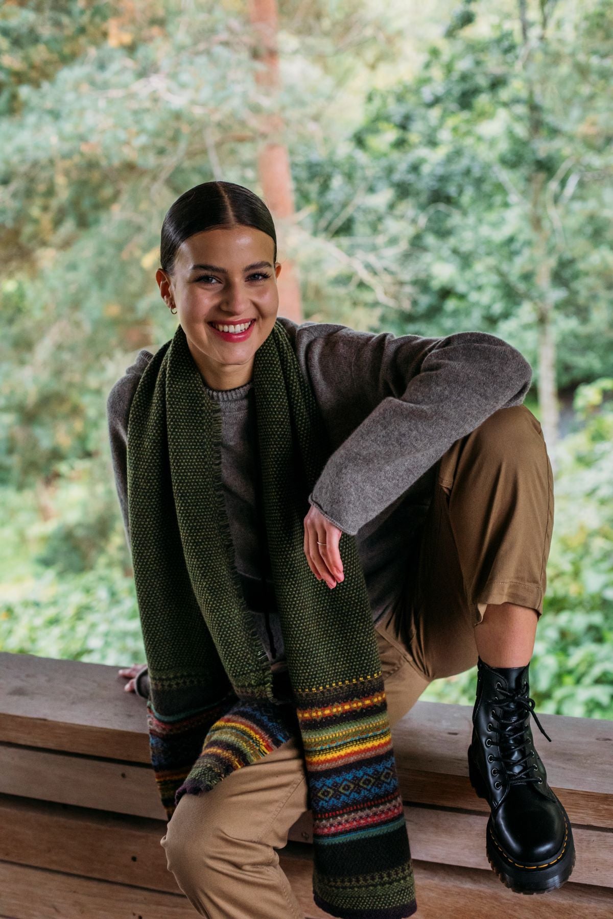 Alpine Scarf in October