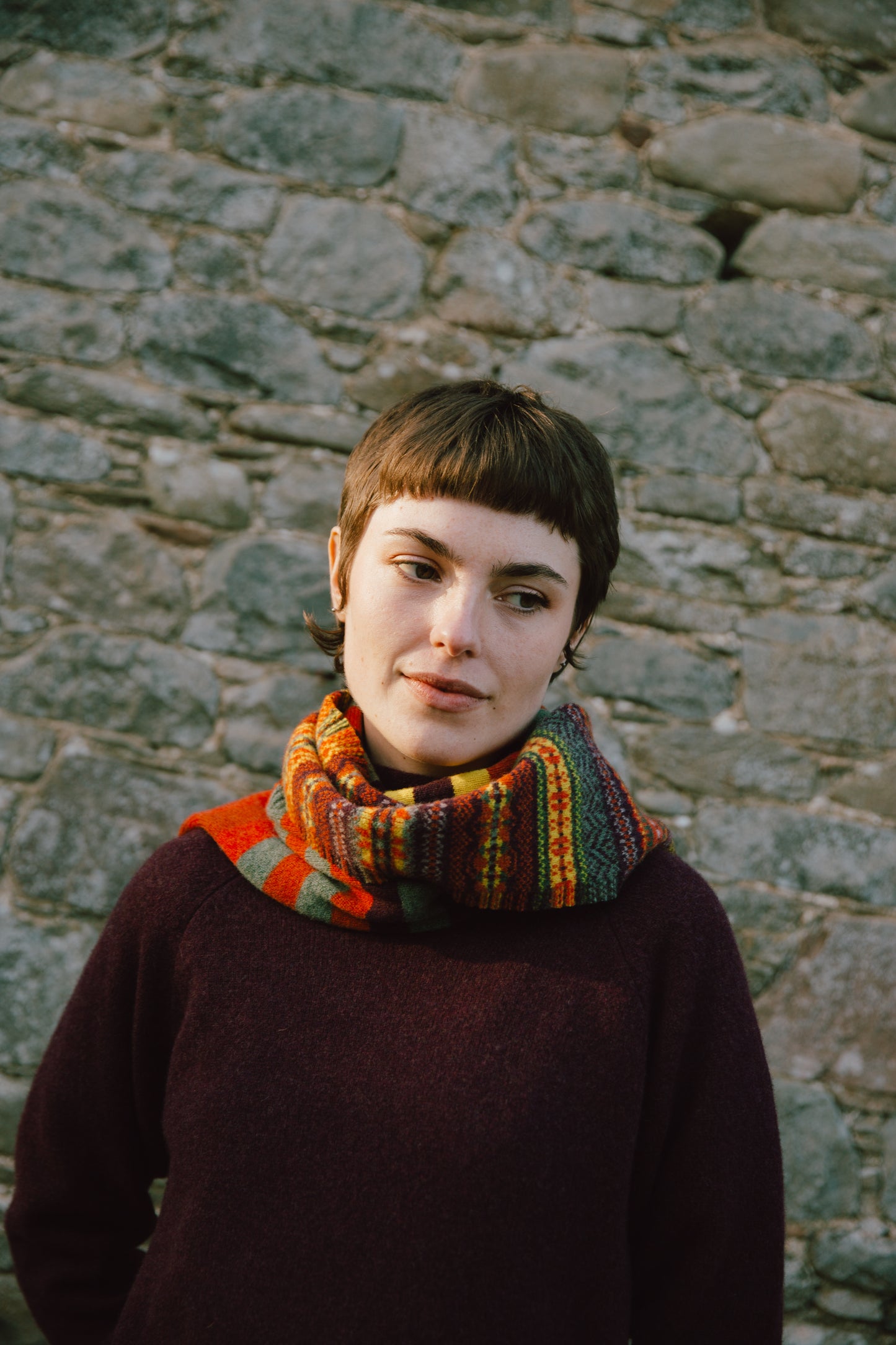 Stobo Scarf in Harissa