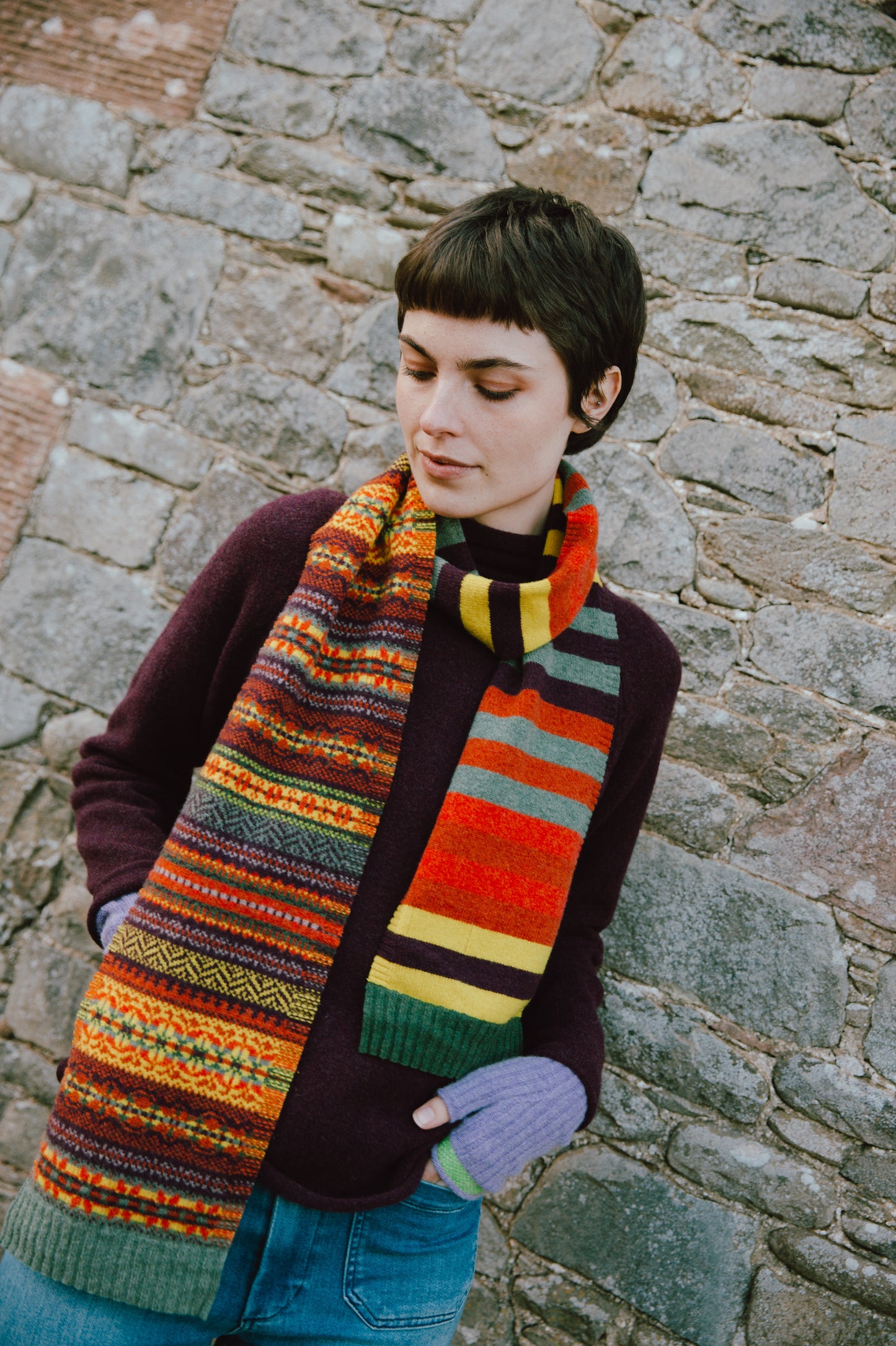 Stobo Scarf in Harissa