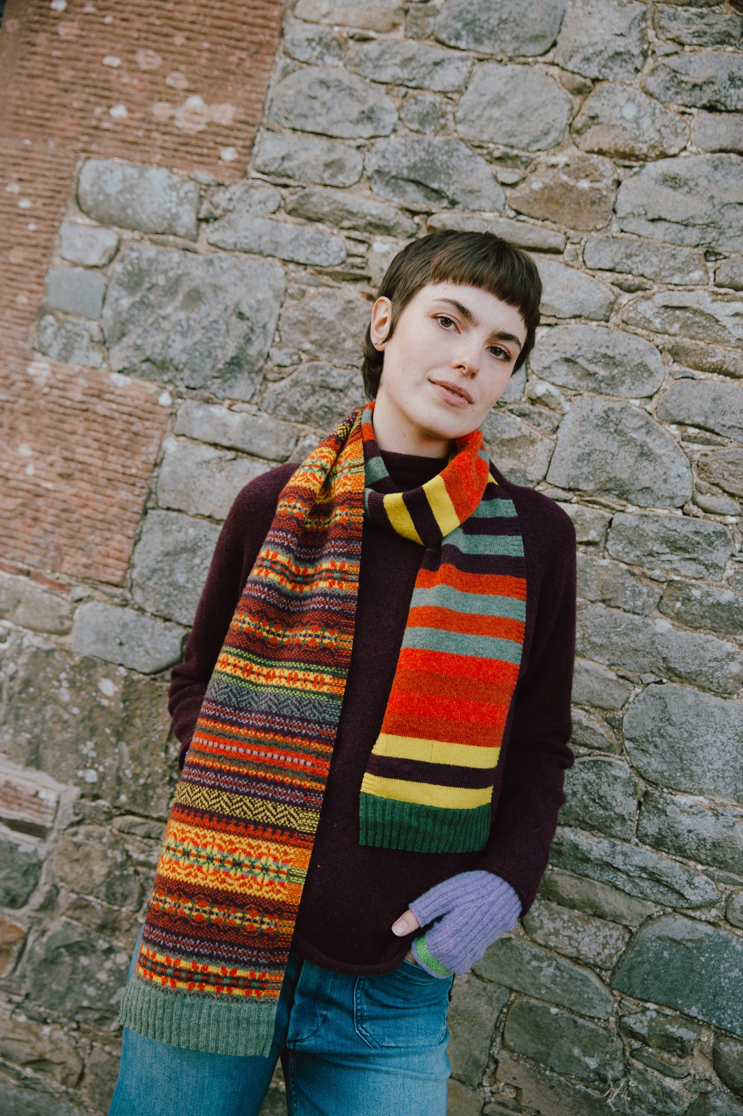 Stobo Scarf in Harissa