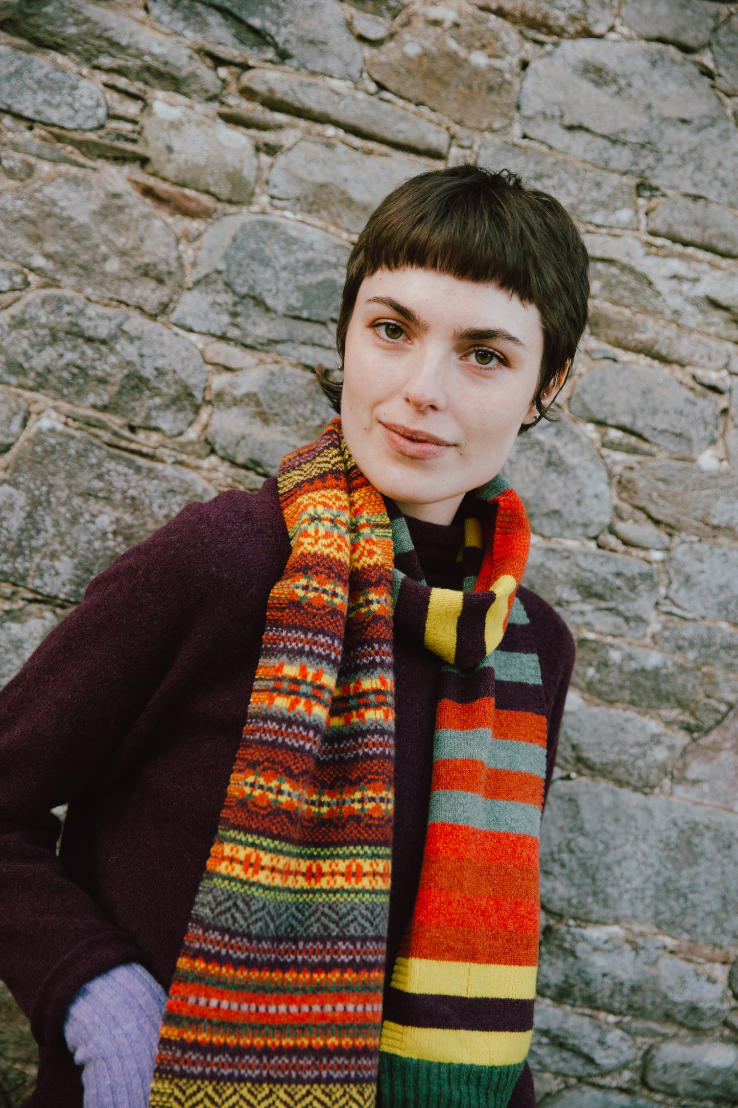 Stobo Scarf in Harissa