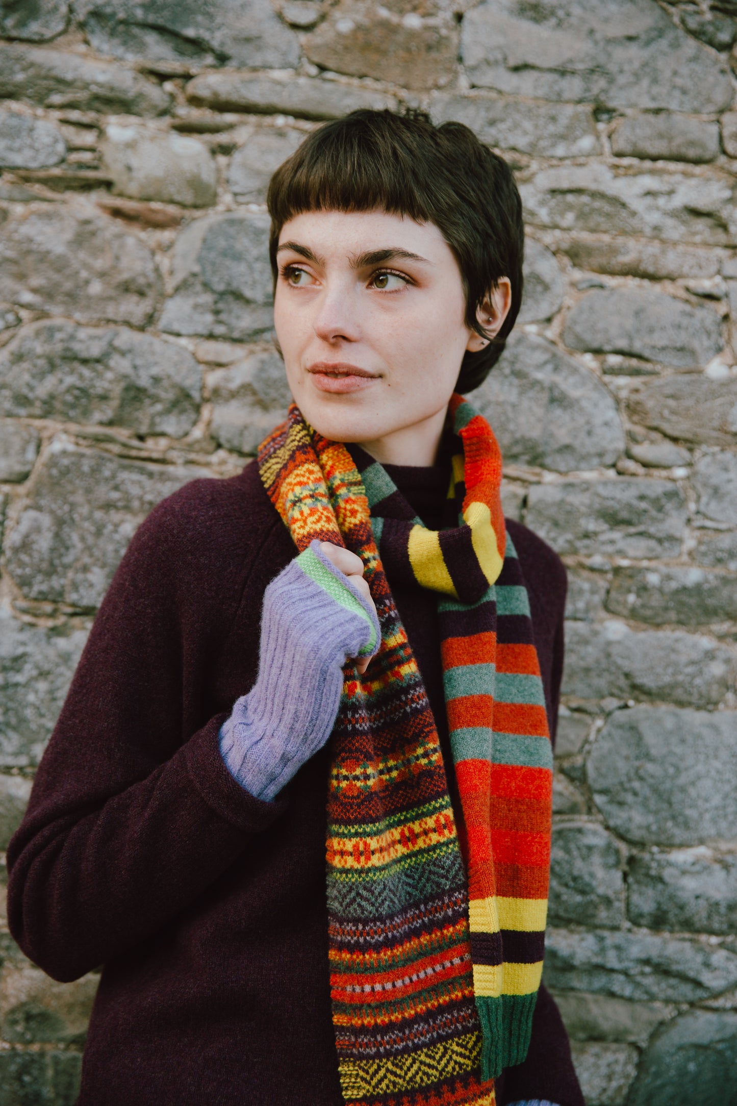 Stobo Scarf in Harissa