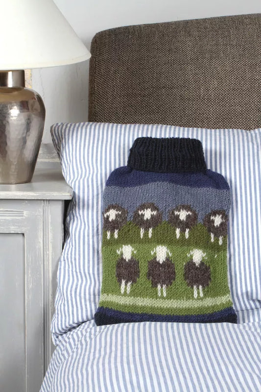 Flock of Herdwick Sheep Hot Water Bottle Cover