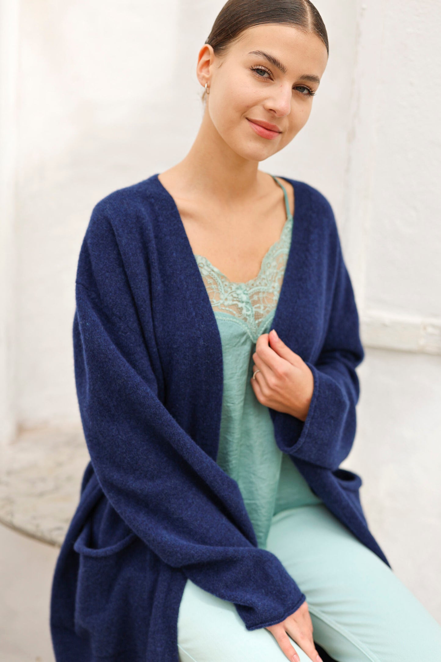 Corry Long Cardigan - Regatta