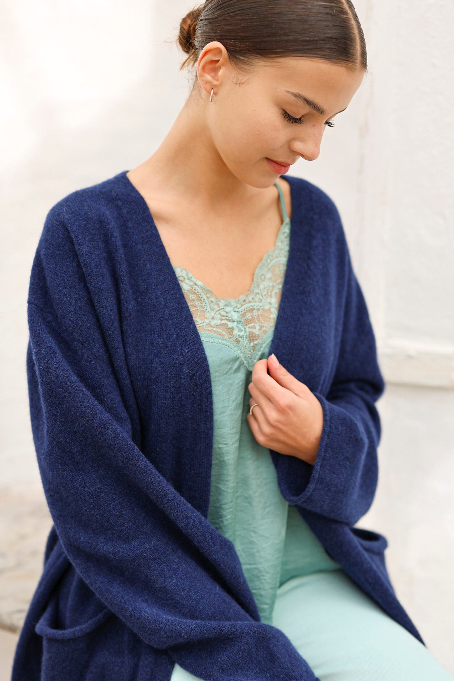 Corry Long Cardigan - Regatta