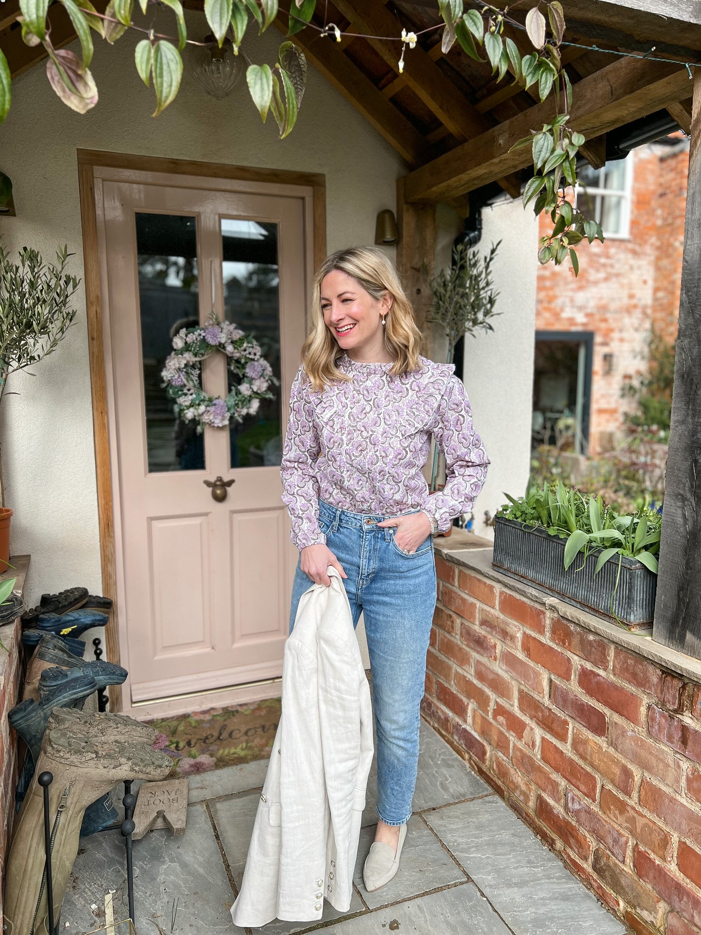 Lolita Lilac Floral Blouse