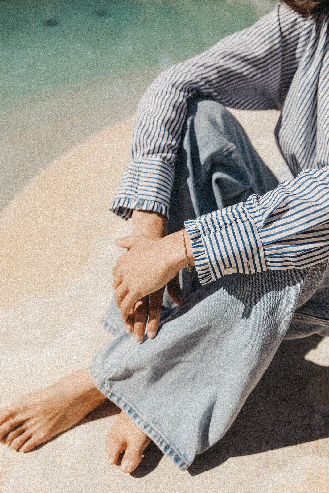 Billy Blouse - Blue Stripe
