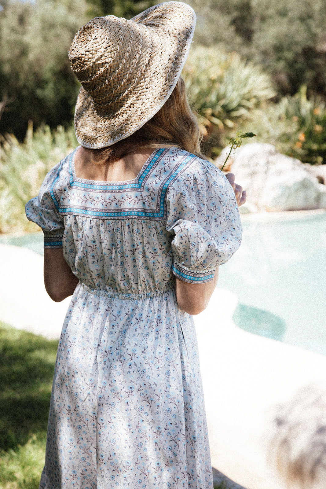Flor del Camí Dress - Azul