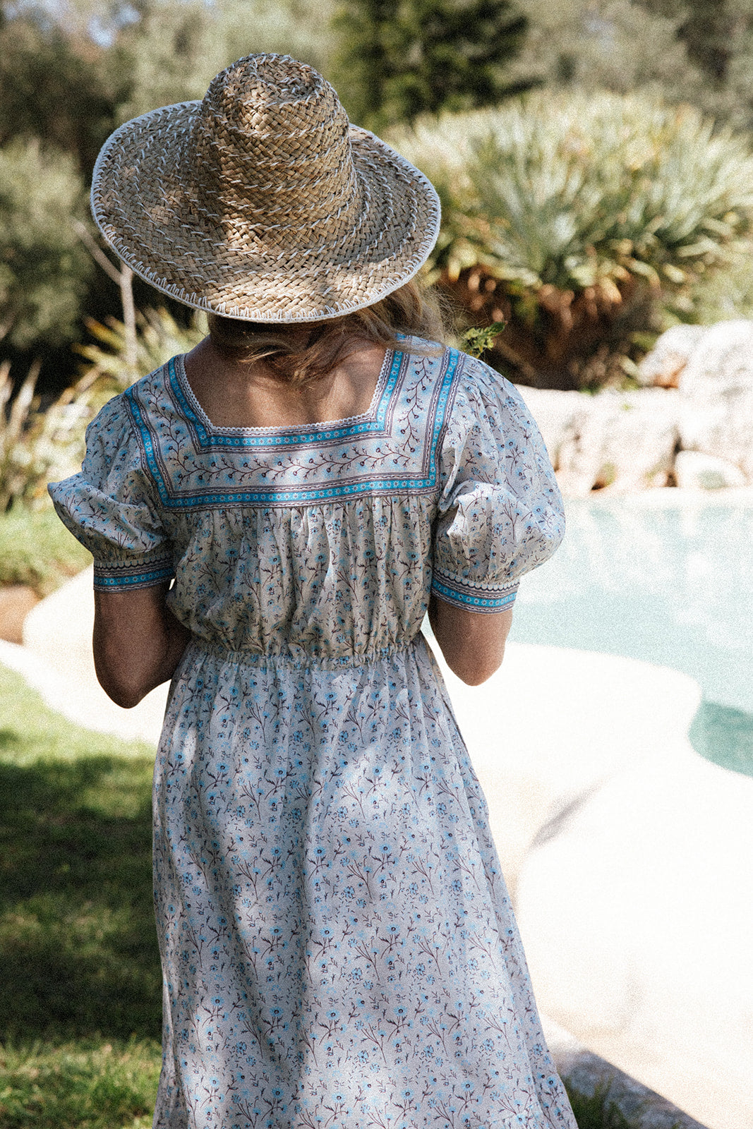 Flor del Camí Dress - Azul