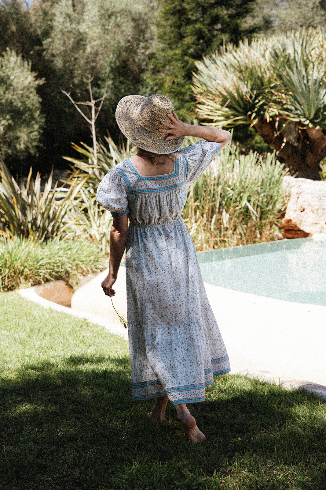 Flor del Camí Dress - Azul