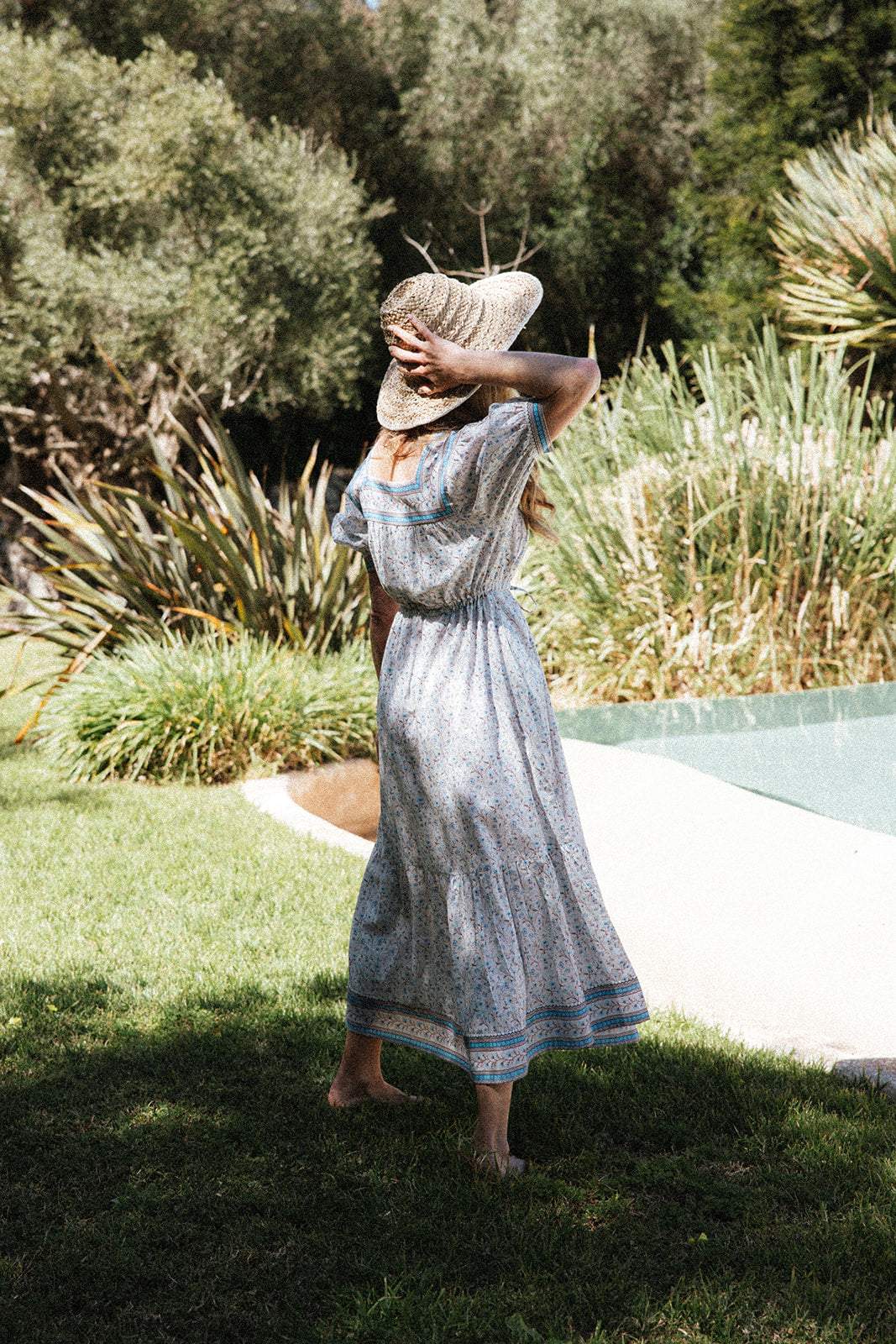 Flor del Camí Dress - Azul