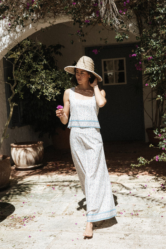 Flor del Camí Skirt - Azul