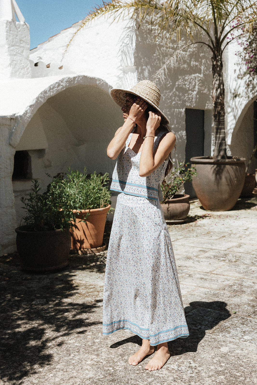 Flor del Camí Skirt - Azul
