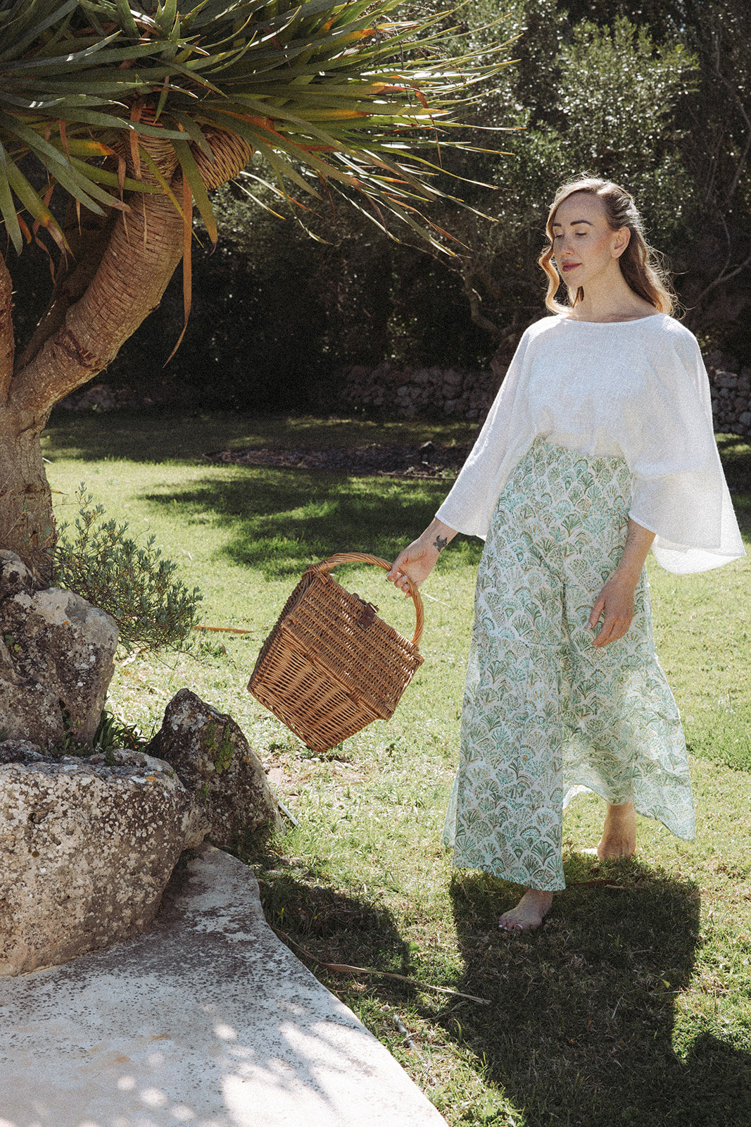 Sirena Shell Skirt - Pistachio  - Coming Soon