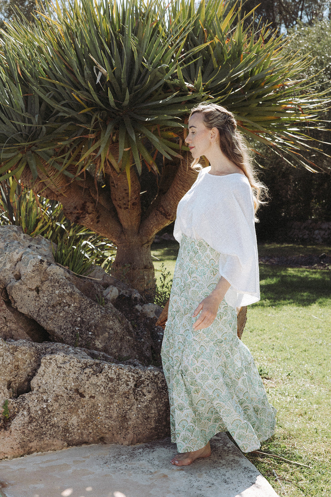 Sirena Shell Skirt - Pistachio  - Coming Soon