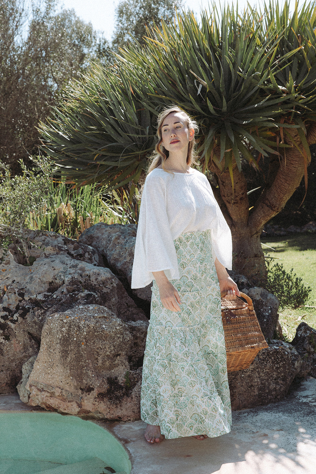 Sirena Shell Skirt - Pistachio  - Coming Soon