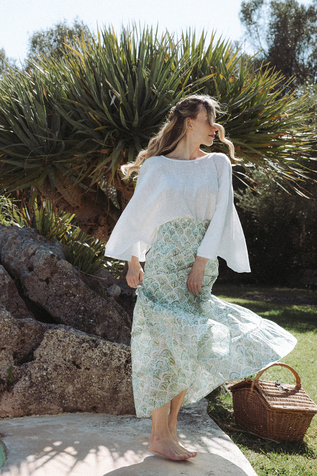 Sirena Shell Skirt - Pistachio  - Coming Soon
