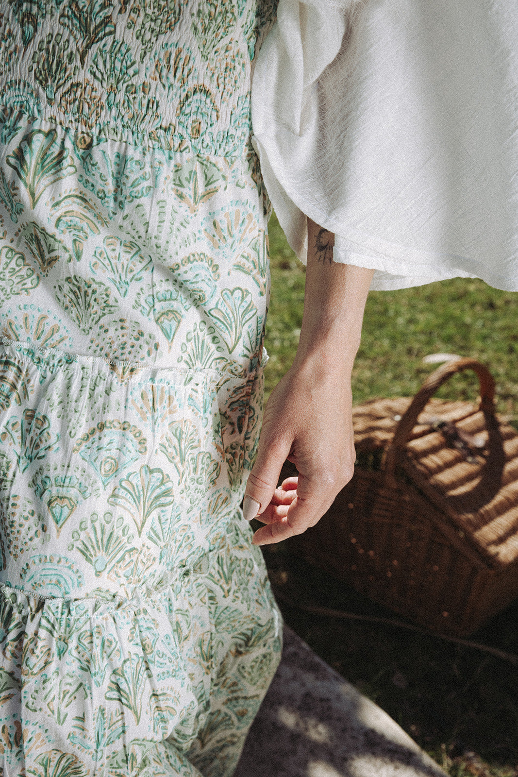 Sirena Shell Skirt - Pistachio  - Coming Soon