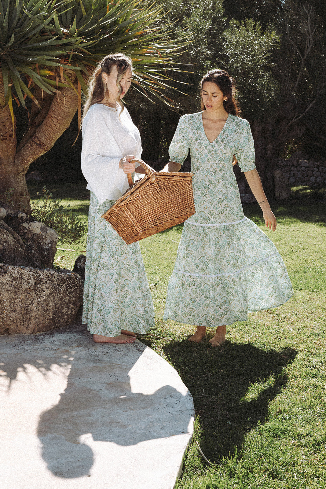 Sirena Shell  Dress - Pistachio