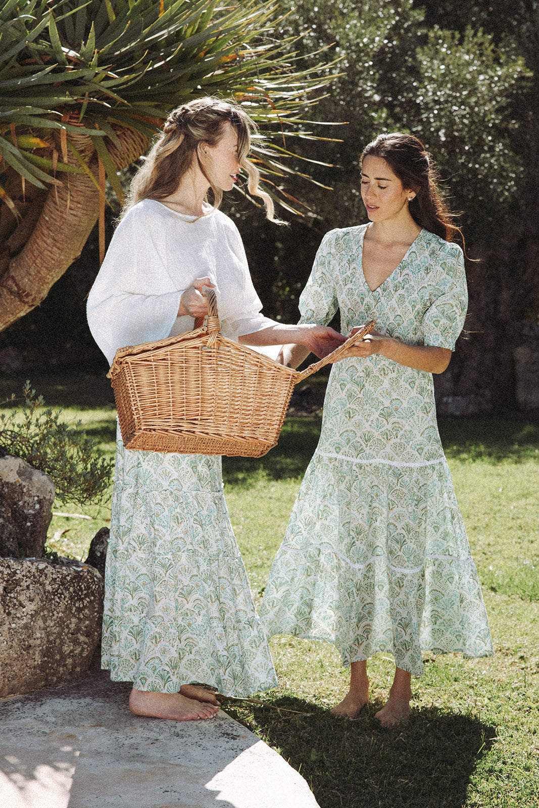 Sirena Shell  Dress - Pistachio