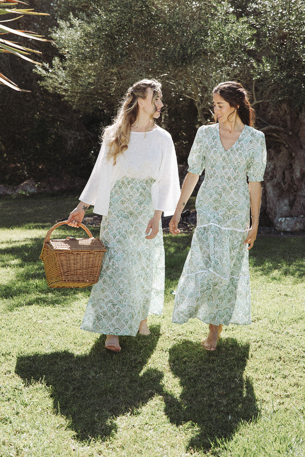 Sirena Shell  Dress - Pistachio