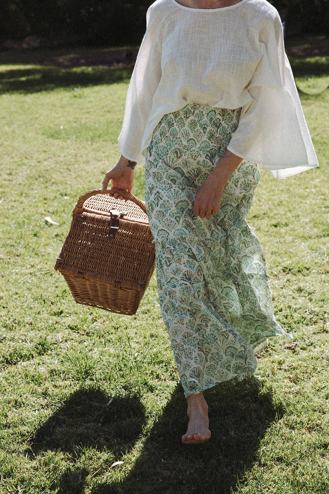 Sirena Shell Skirt - Pistachio  - Coming Soon