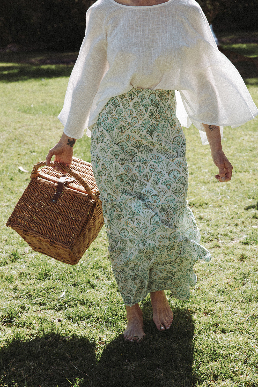 Sirena Shell Skirt - Pistachio  - Coming Soon